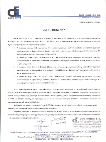 DASTA INVEST Sp. z o.o.
